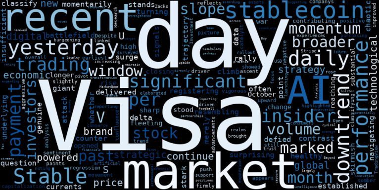 WordCloud for Visa Inc.