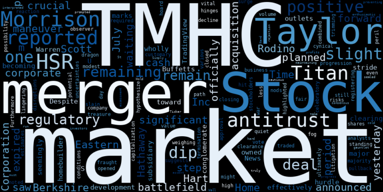 TMHC: Did a Key Merger Milestone Trigger a Quiet Pullback, or Is There More to the Berkshire Saga?