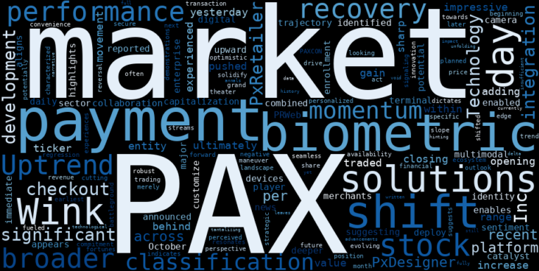 WordCloud for Patria Investments
