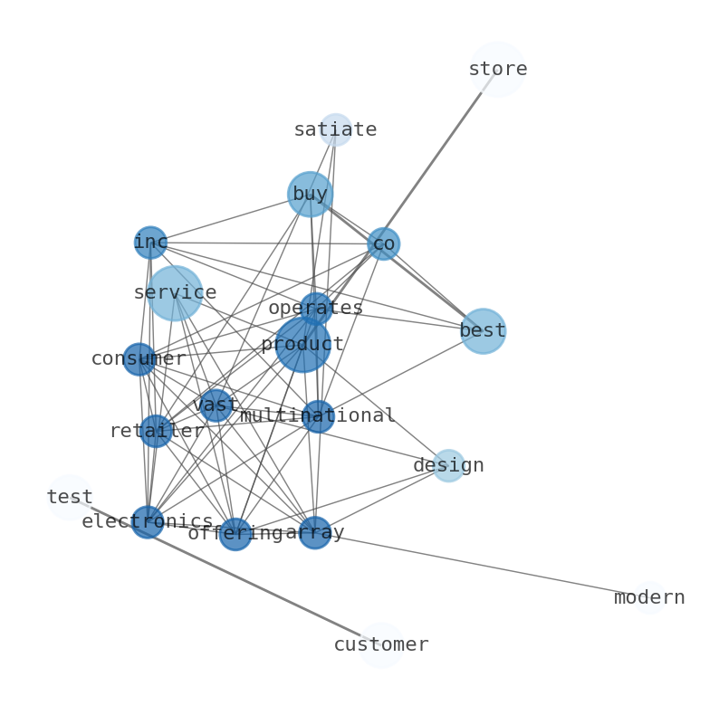 Semantic Network for Best Buy Co. (BBY)